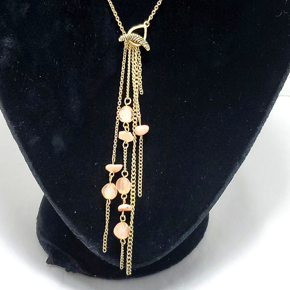 The sak goldtone lariat necklace - Picture 2 of 4